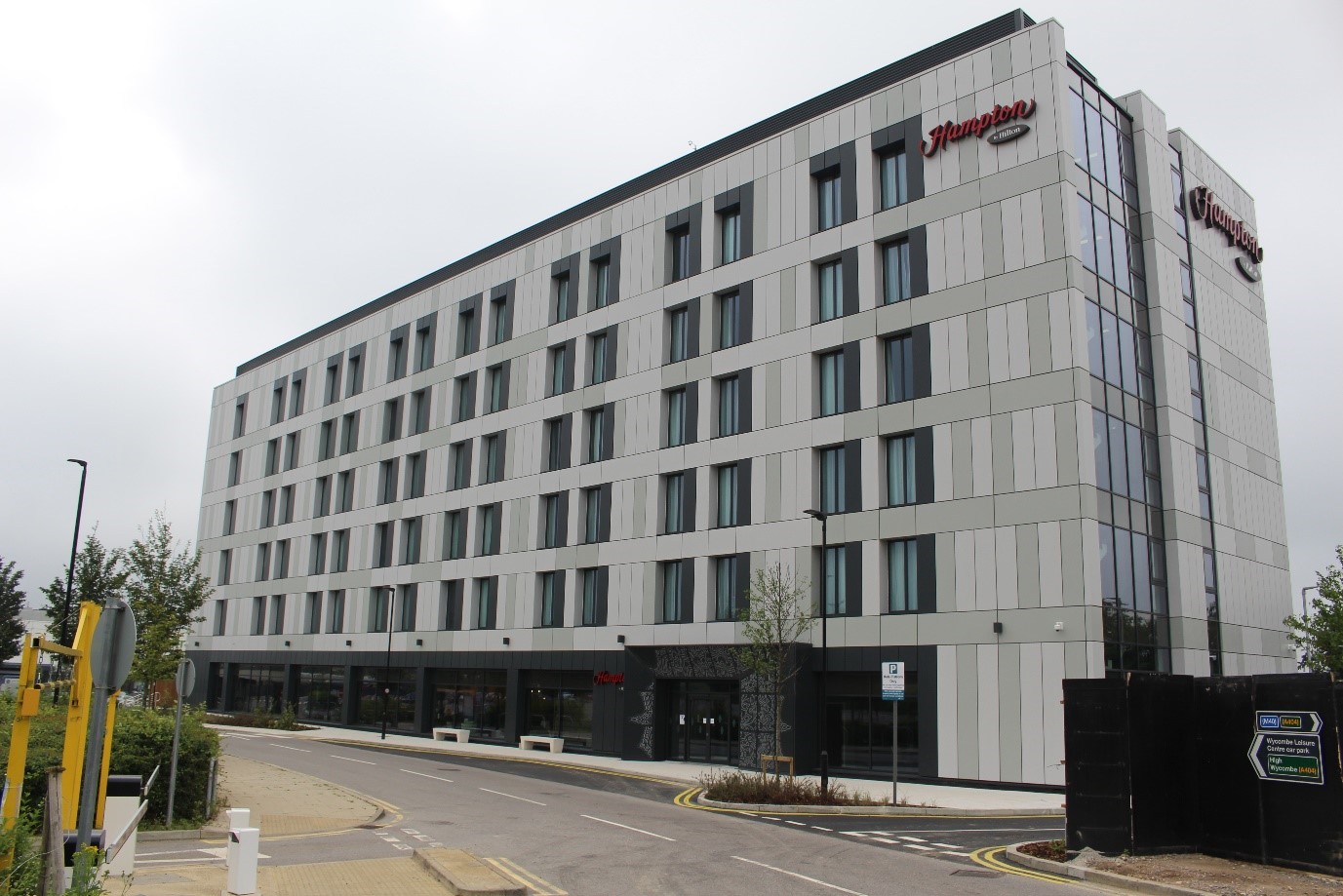 Construction of a new Hampton by Hilton Hotel for our Client RG Group in High Wycombe