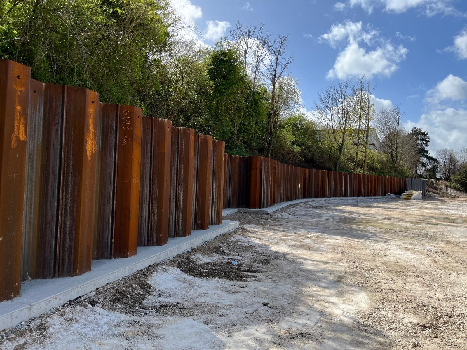 Infrastructure Construction Project in Saffron Walden, Essex for Lidl