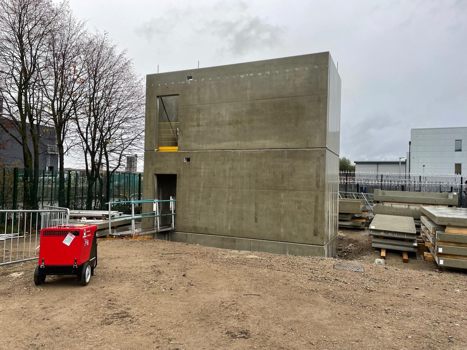 Commercial Construction Project at LIDL, Belvedere for Huber Parking UK