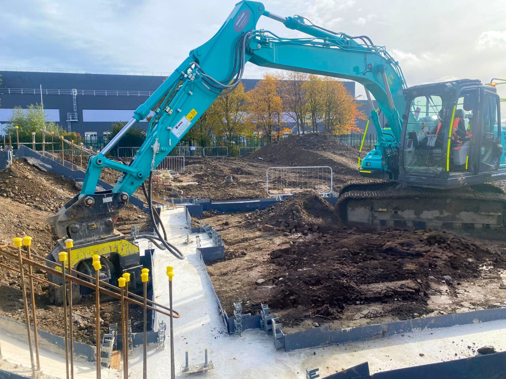 Commercial Construction Project at LIDL, Belvedere for Huber Parking UK